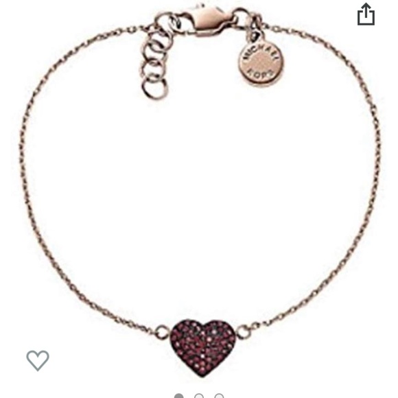 michael kors love heart bracelet